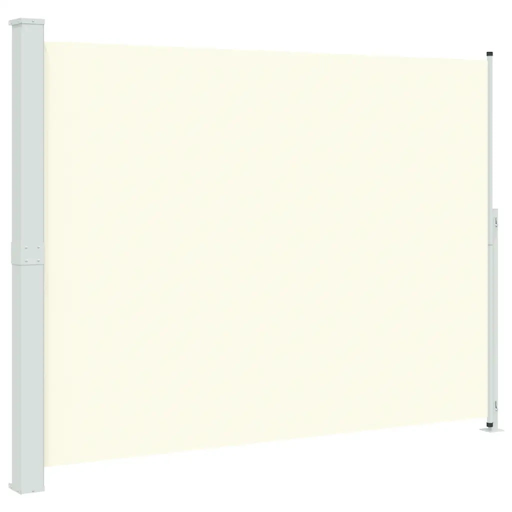 Tenda Laterale Retrattile per Patio 220x314 cm Crema 313424