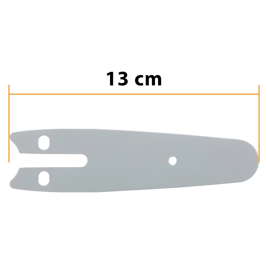 Piastra Guida per Motosega Elettrica Rosfix 4" – Acciaio di Alta Qualità | Lunghezza 13cm, 28 Maglie