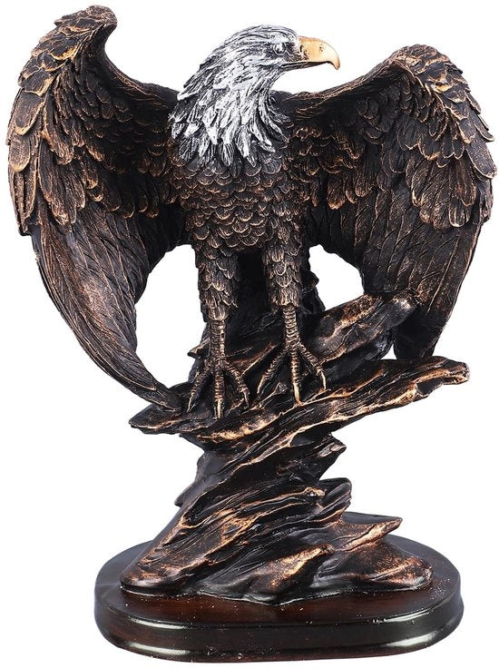 Statua di Aquila - Adelaar - Decorazione per Salotto - 1 pezzo - Retro - Hars