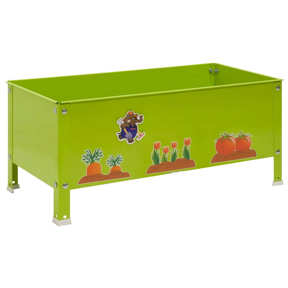 Giardino urbano in metallo Simon Rack con viti colore verde 410x700x300 mm Made in Spain