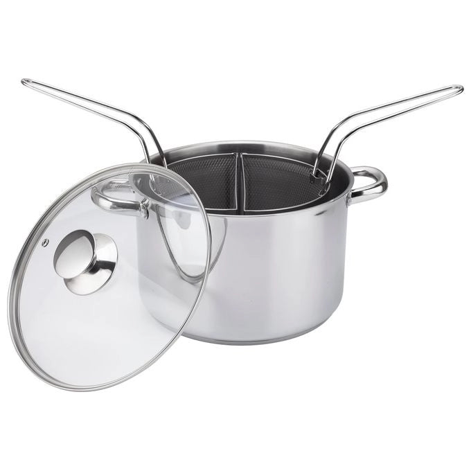 Borella 25613 Duna Bollipasta con 2 Cestelli Acciaio Inox diametro 20 cm colore Acciaio
