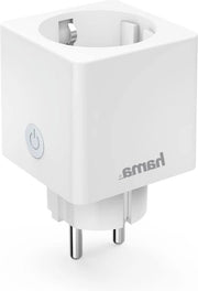 Contatore di consumo mini plug con misurazione del consumo - contatore wifi intelligente per controllo vocale e app - per uso con televisore, lampada da tavolo, ventilatore - 3680 W 16 A.