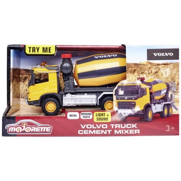 Majorette - Camion trottola - 19 cm - Suoni e luci
