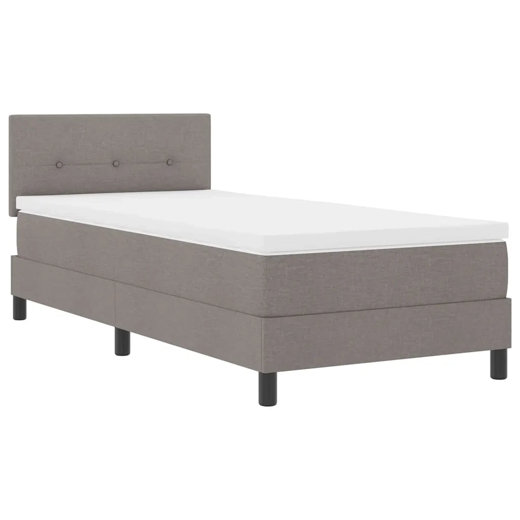Letto a molle con testiera Talpa 90 x 190 cm Tessuto 3338654