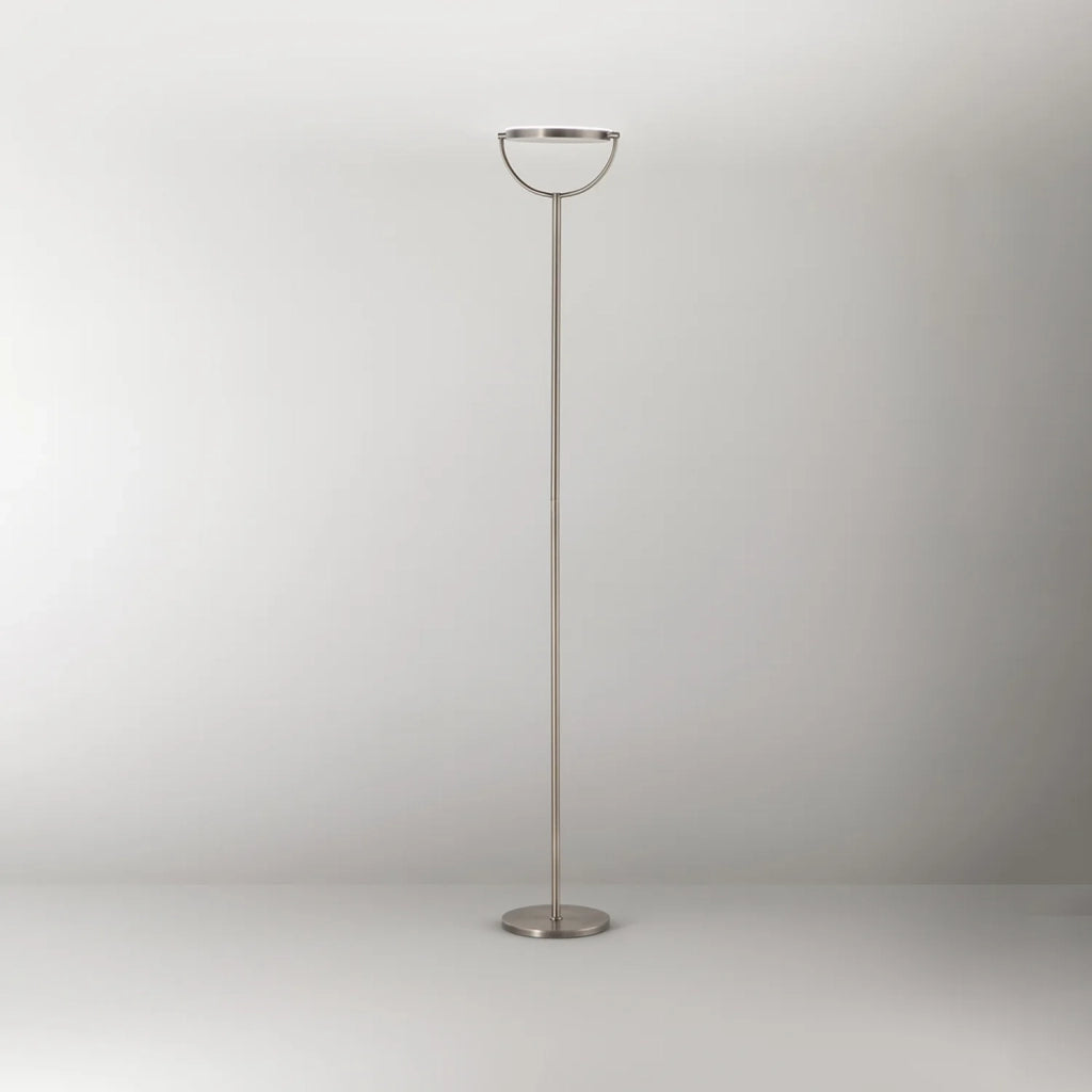 Piantana Moderna Plato Metallo Grigio Led 30W Dimmerabile Ip20