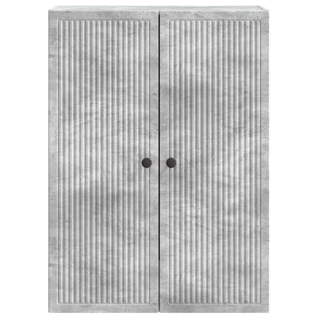 Mobiletto a muro Grigio Cemento 66 x 34,5 x 90 cm