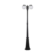 Lampione giardino V-TAC VT-1232 2 globi E27 IP44 bianchi