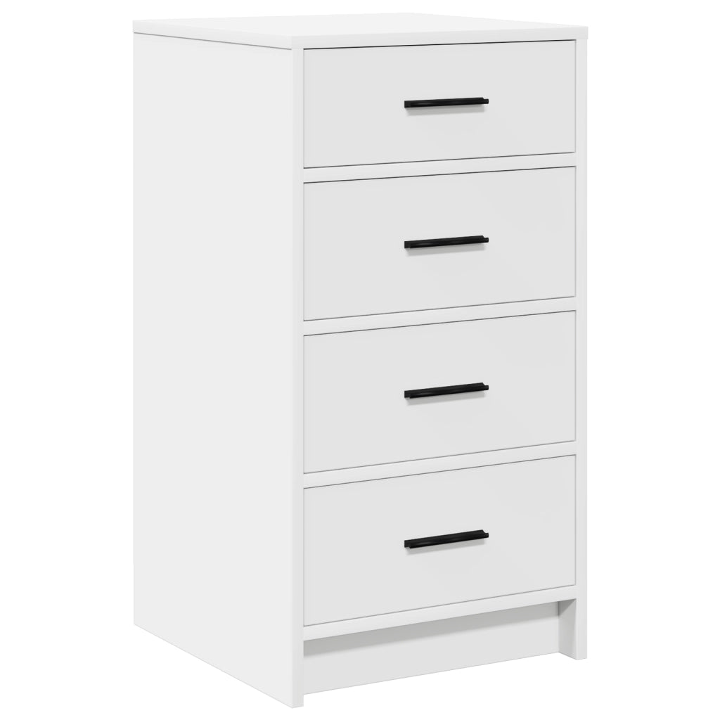 Set da toeletta 3 pezzi  con LED in legno bianco