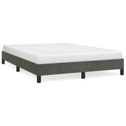 Letto matrimoniale | Letto per adulti | Giroletto senza Materasso Grigio Scuro 140x190 cm Velluto