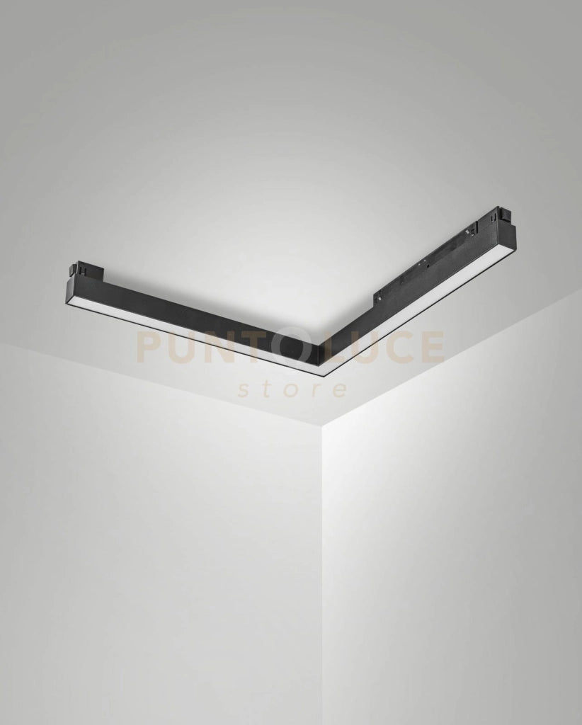 ERMES ANGOLO ESTERNO NERO 3000K 2480LM 20W OPALE DIMMERABILE DALI