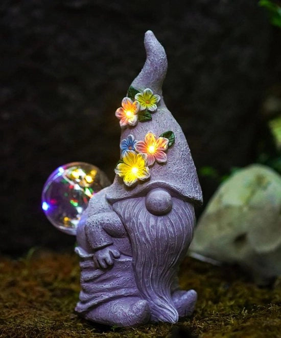 Tuinogetto con decorazioni solari per esterni - Regali per donne e uomini, dono di compleanno per la madre per decorazione di giardino balcone terrazza