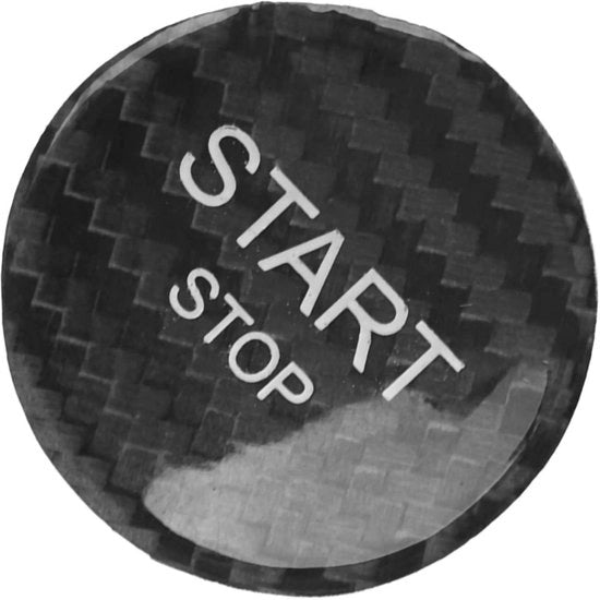 Pomello Start/Stop per Interruttore - Copertura - Adesivo in Fibra di Carbonio - Protezione contro la Polvere e le Scalfitture - Nero - Sostituzione per 408 308S 508 - Versione...
