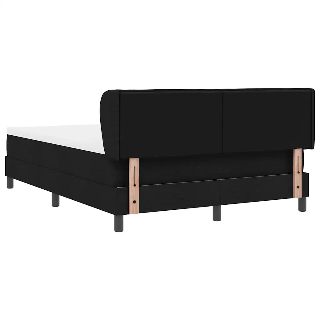 Letto a molle con materasso Nero 160 x 200 cm Tessuto 3339970