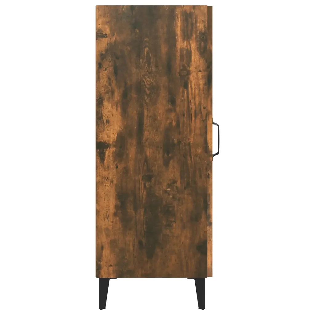 Credenza Rovere Fumo 34,5x34x90 cm in Legno Multistrato 817405