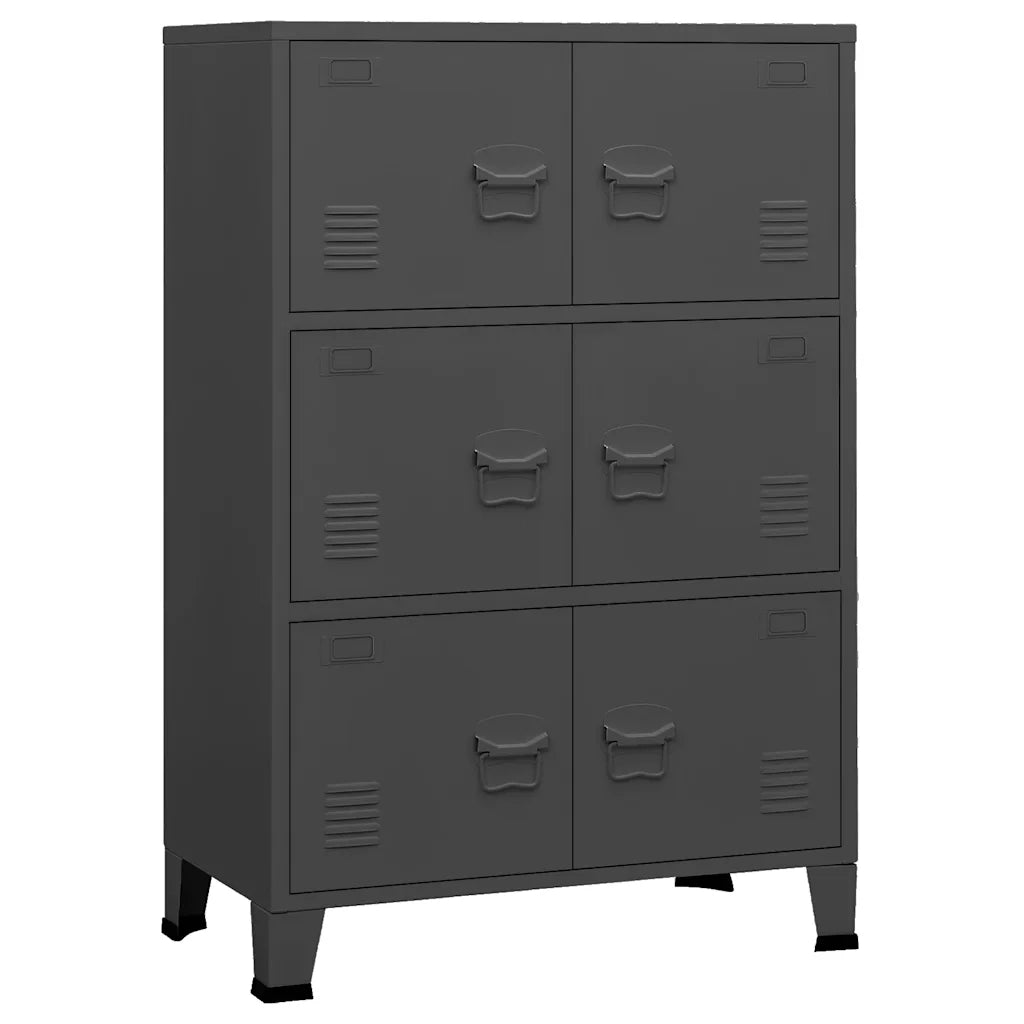 Classificatore Industriale Antracite 75x40x115 cm in Metallo cod mxl 53902