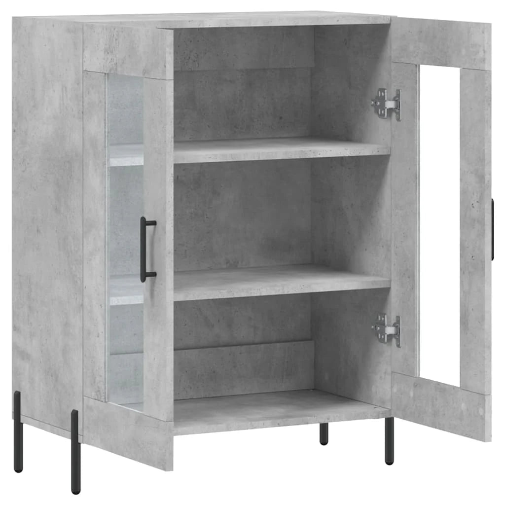 Buffet credenza cassettiera armadio mobile contenitore organizer per cucina soggiorno salotto 69,5 x 34 x 90 cm legno ingegnerizzato grigio 02_0032074