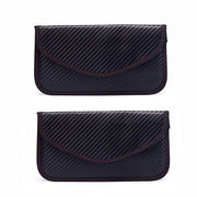 Antidiefstal per chiavi per auto - Borsa per chiavi con cerniera - Tasca per chiavi - Blocco segnale RFID - 2 pezzi - Grilletto a gancio in acciaio inossidabile
