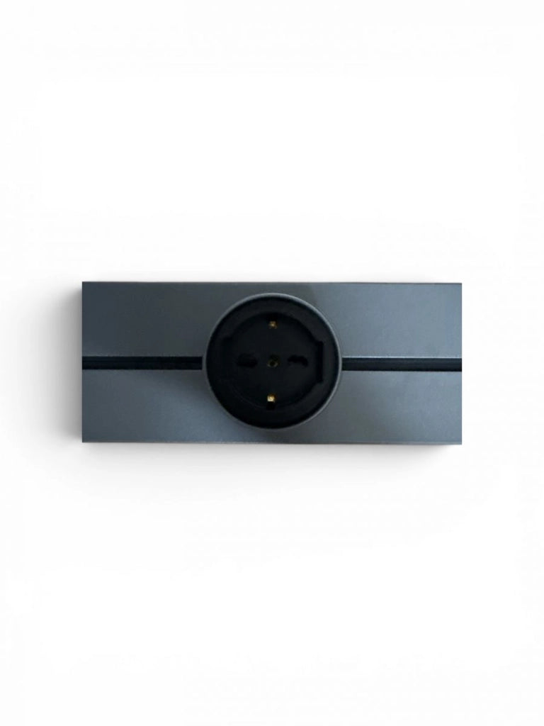 Presa Schuko Plug&Play Grigia per Binario Elettirficato