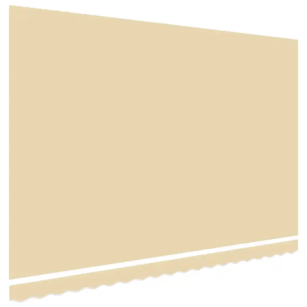 Tessuto di Ricambio per Tenda da Sole Crema 400x300 cm Poliestere 141014