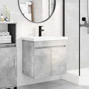 Mobile bagno con rubinetto Grigio Cemento 61 x 40 x 74,5 cm