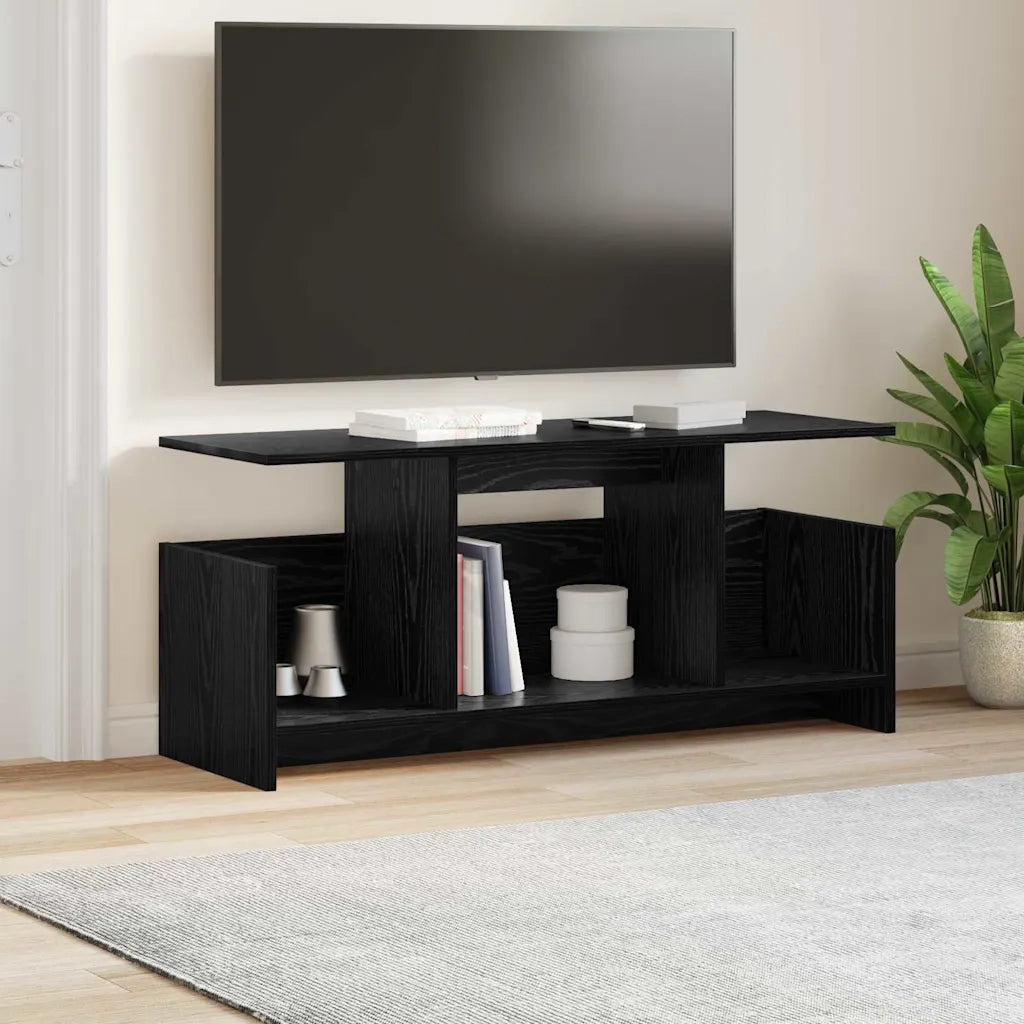 Supporto TV Rovere Nero 102 x 35 x 45 cm Legno multistrato 890993