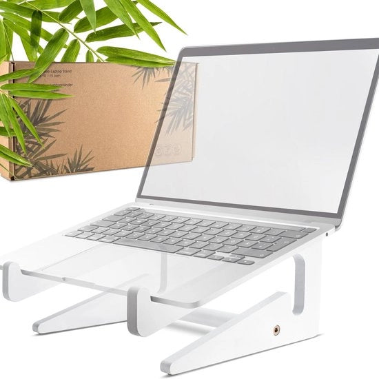 Altezza laptop - Altezza laptop - Stabile - Lavorare in piedi - Ergonomico - Elevatore laptop per ufficio - Da non perdere per il vostro laptop!