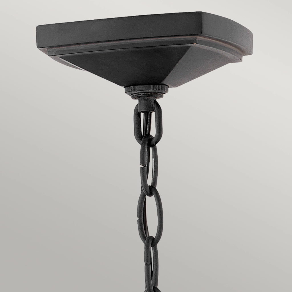 Lampada a sospensione esterna nera 3xE14 40W Alford Place