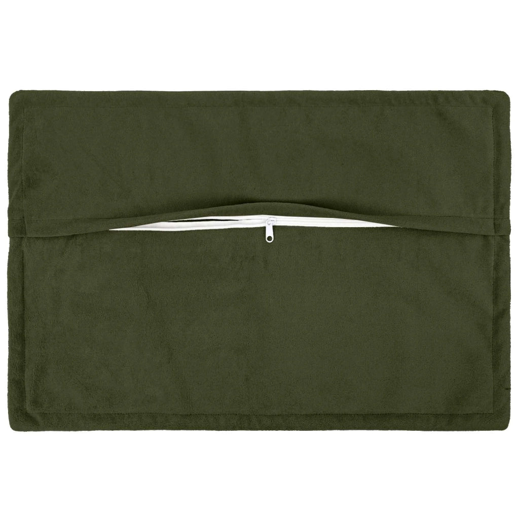Federa 2 pcs HOUTEN Verde 30 x 50 cm Fleece in microfibra 916193