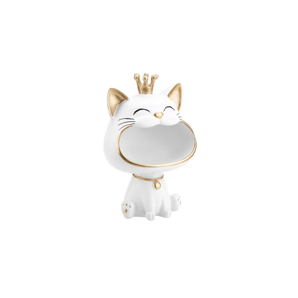 Decorazione da interni King Cat con grande sorriso Bianco TechKidz