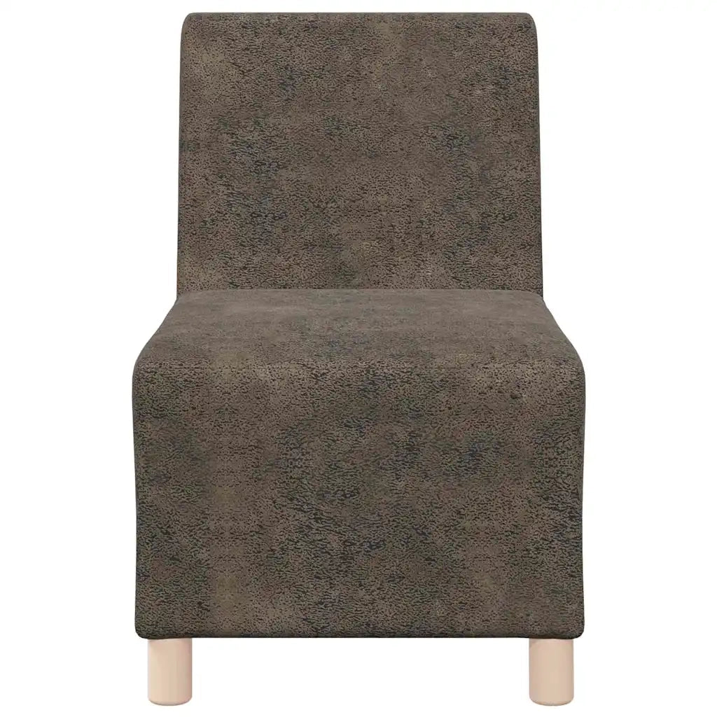 vidaXL Poltrona Sofa 3 pcs Grigio scuro 55 x 74 x 82 cm