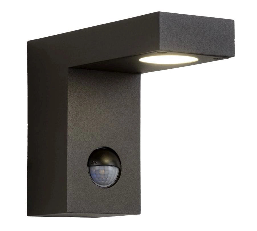 Applique esterna Lucide Texas LED 6W 3000K sensori IP54