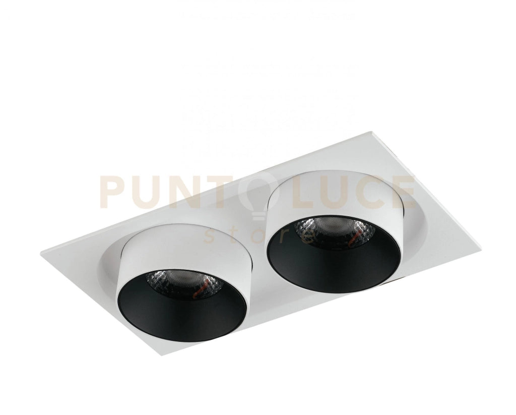 INCASSO LED OUTSIDER BIANCO 60W 6200LM 4000K 24,4X13X10,5CM  2 LUCI