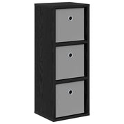 Credenza | Madia | Buffet da pranzo | Armadio da pranzo con cassetto Rovere Nero 25,5 x 22 x 69,5 cm
