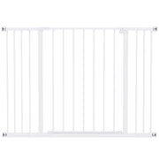 Cancello di Sicurezza per Scale e Porte ¨C Minimal ¨C Bianco Acciaio 76-107 cm