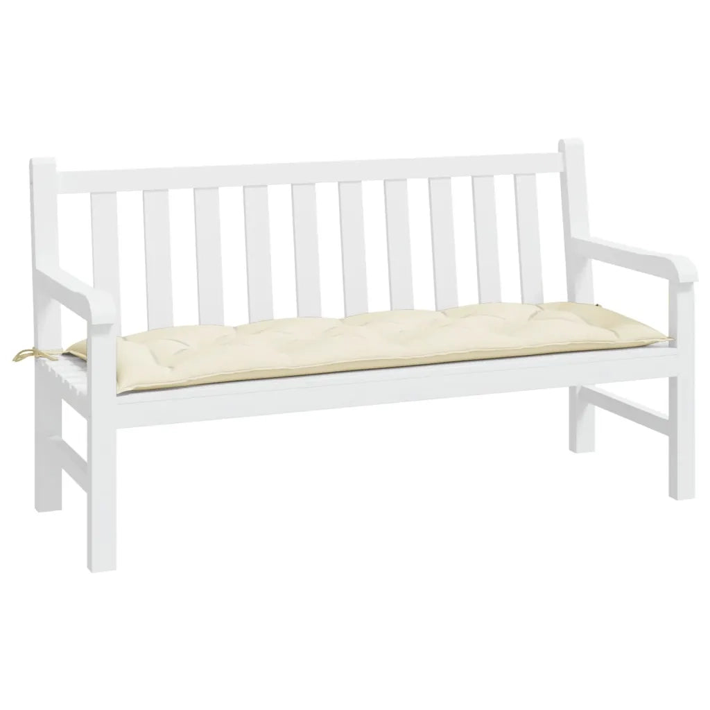 Cuscino per Panca Crema 150x50x7 cm in Tessuto Oxford 361604