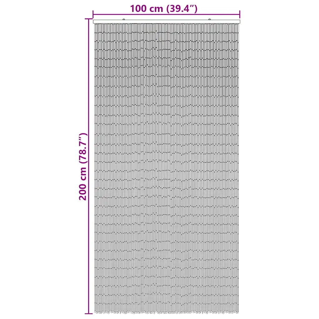 Tenda Antimosche per Porte Stampa Bamb¨´ 100x200 cm Bamb¨´ CFW6247620