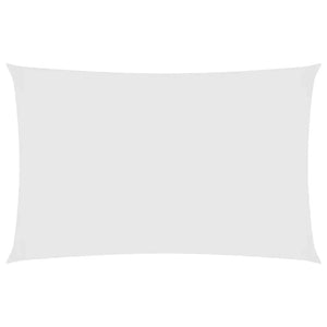 Parasole a Vela Oxford Rettangolare 6x8 m Bianco 135278