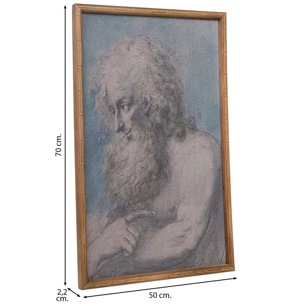 Quadro in tela stampata con cornice in legno, 50x70x2,2