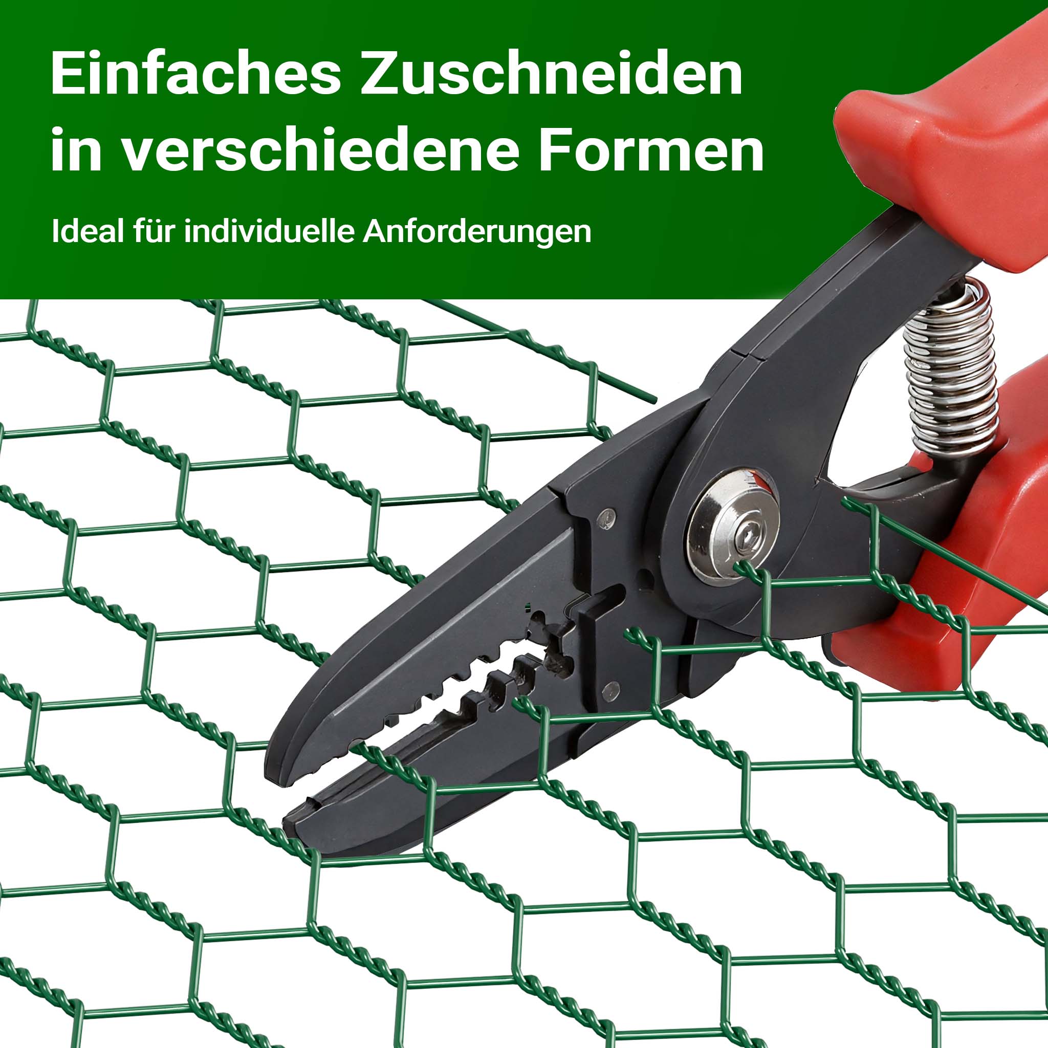 Rete metallica verde per voliere maglie da 25x25mm rotolo 60cmx25m Rete per recinti