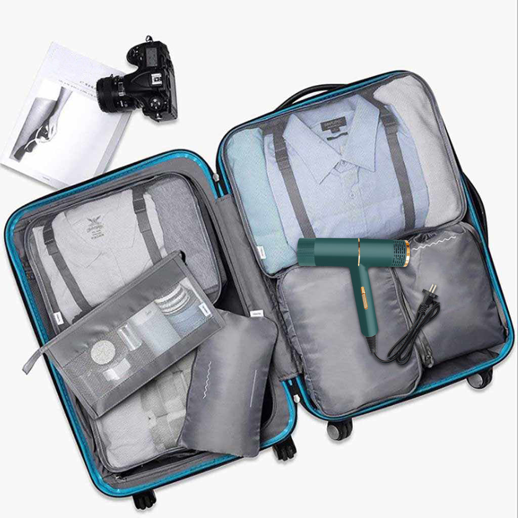 Asciugacapelli Phon Professionale 2000W Bassa Rumorosità Verde