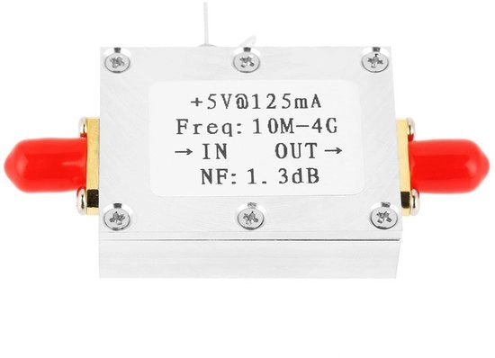 Modulo di Amplificazione RF - 21dB - 0.01-4GHz - Verifica di banda - Amplificatore a basso rumore - Compatta