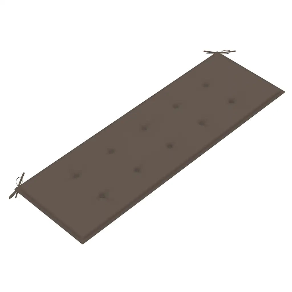 Panchina da Giardino 3 Posti e Cuscino 150cm Massello Eucalipto cod mxl 75777