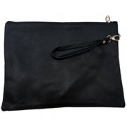 Trade Shop - Pochette Donna A Mano Con Zip Borsello Beauty Case Borsa Poliuretano Vintage -