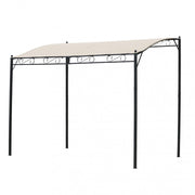 Gazebo Pergola Autoportante 3x4 m in Acciaio Antracite