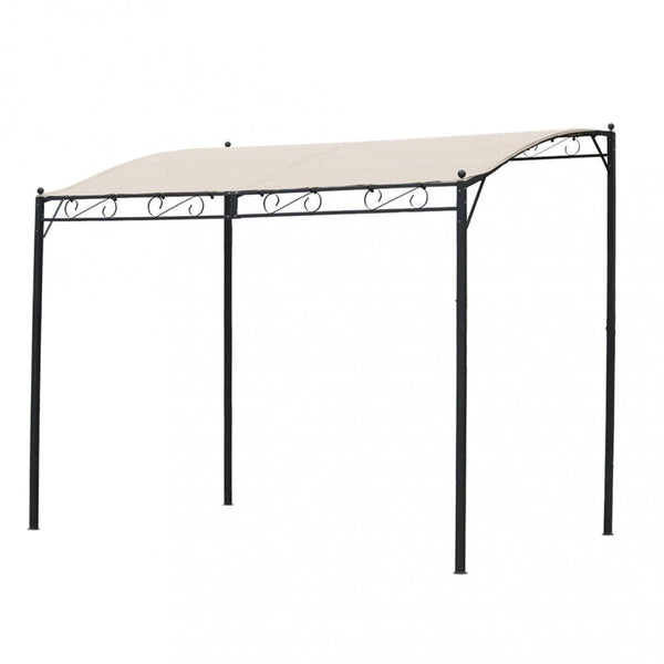 Gazebo Pergola Autoportante 3x4 m in Acciaio Antracite