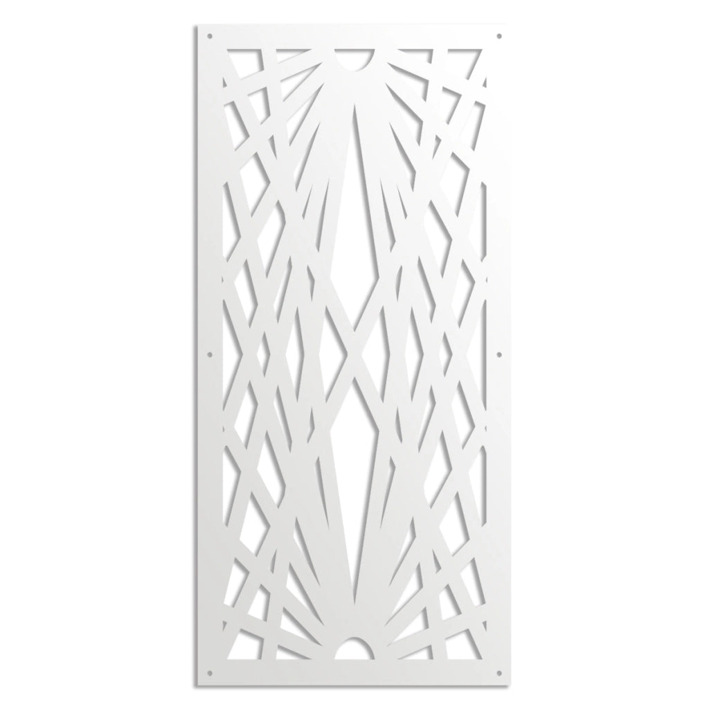 LASER - Pannello in PVC traforato - Parasole Misura: 73x148 cm, Colore: bianco