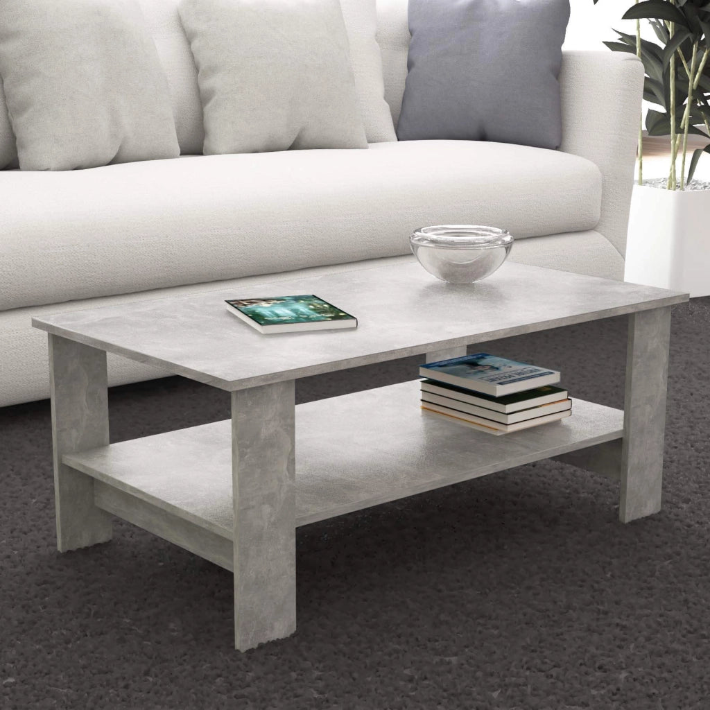 Tavolino da Salotto con ripiano Moderno in Legno Composito 100x40 - JONNY