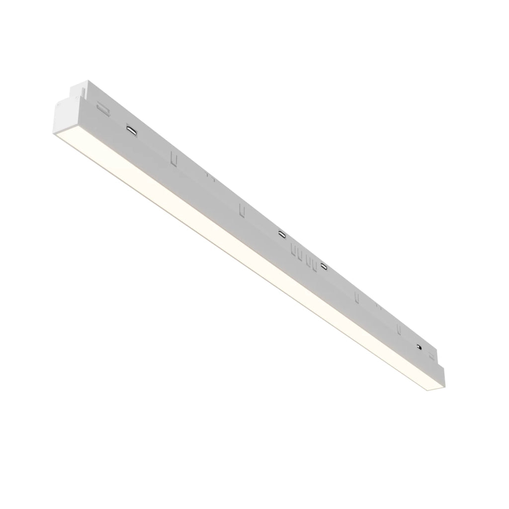 Maytoni Lampada da Binario Exility Basis 1 luce LED integrato bianco alluminio