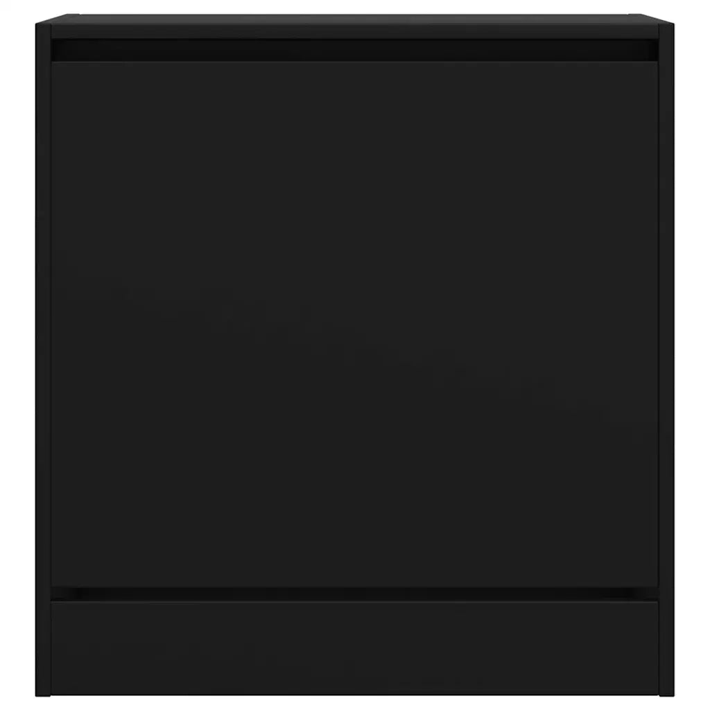 Scarpiera | Mobile per scarpe Nera 60x34x63,5 cm in Legno Multistrato