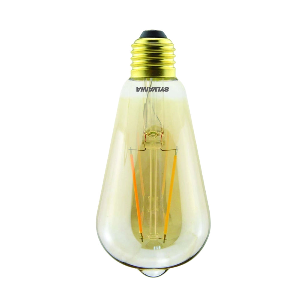 Lampadina LED a Filamento 4.5W 420lm Attacco E27 Forma ST64 Retrò Dorato Sylvania